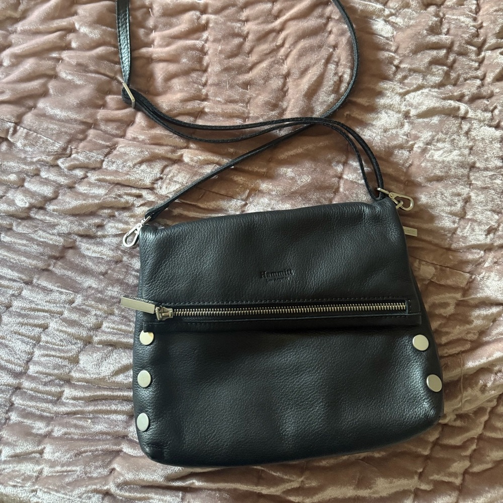 Hammitt VIP Medium Crossbody – Black Leather (Like New)